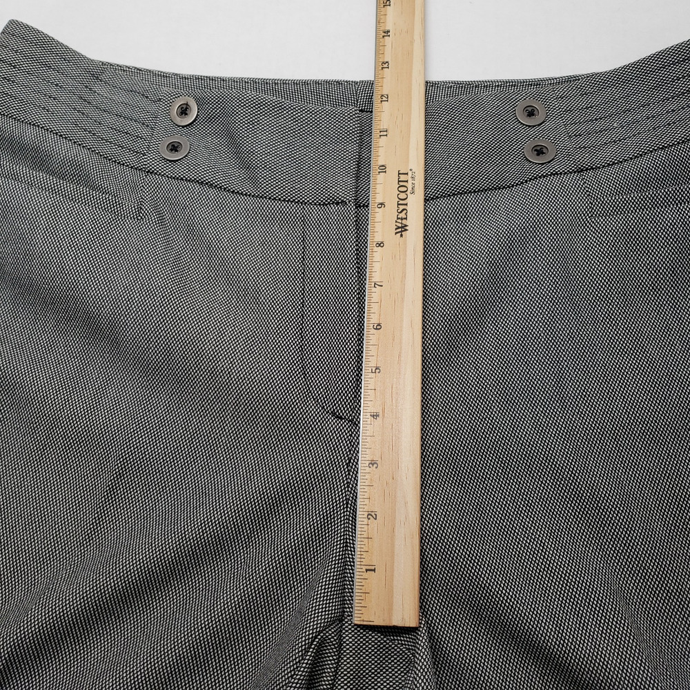 Vintage Fashion Bug Dress Pants Womens 18W Gray Pattern Bootcut Tailored Office - Picture 12 of 16